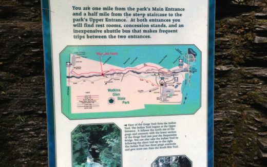 ナイアガラの滝ツアー地図