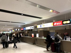 新千歳空港レンタカー窓口
